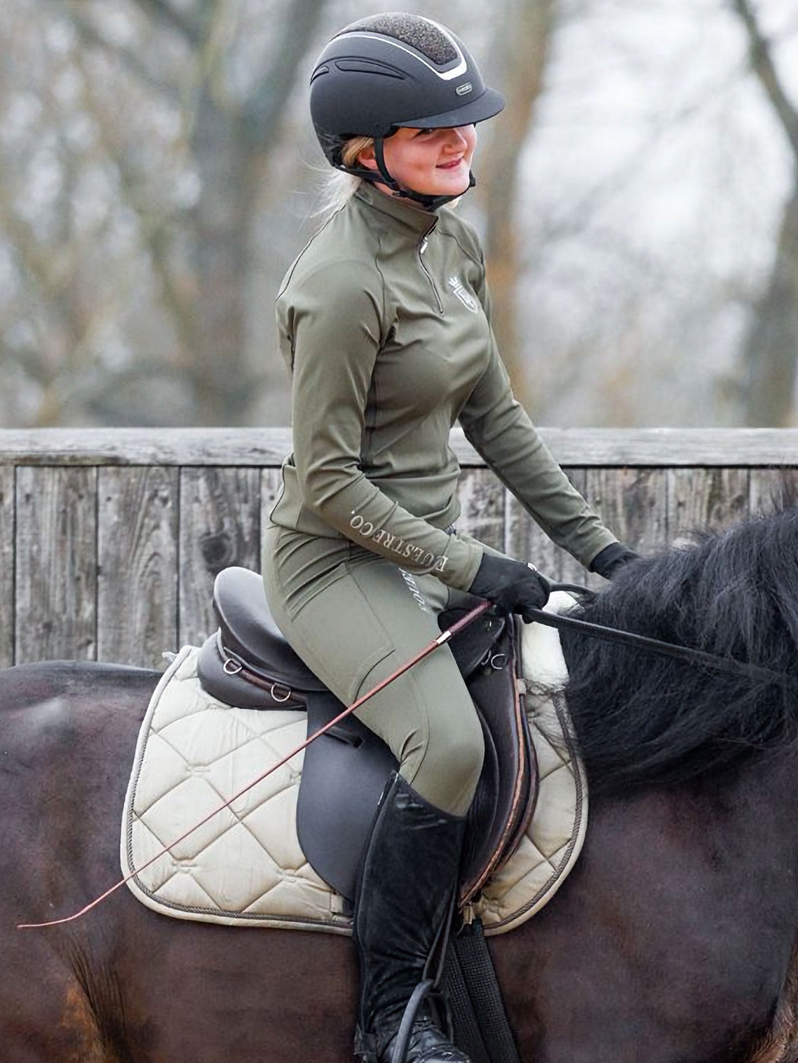 Adults Nouveau Luxury Base Layer - Olive