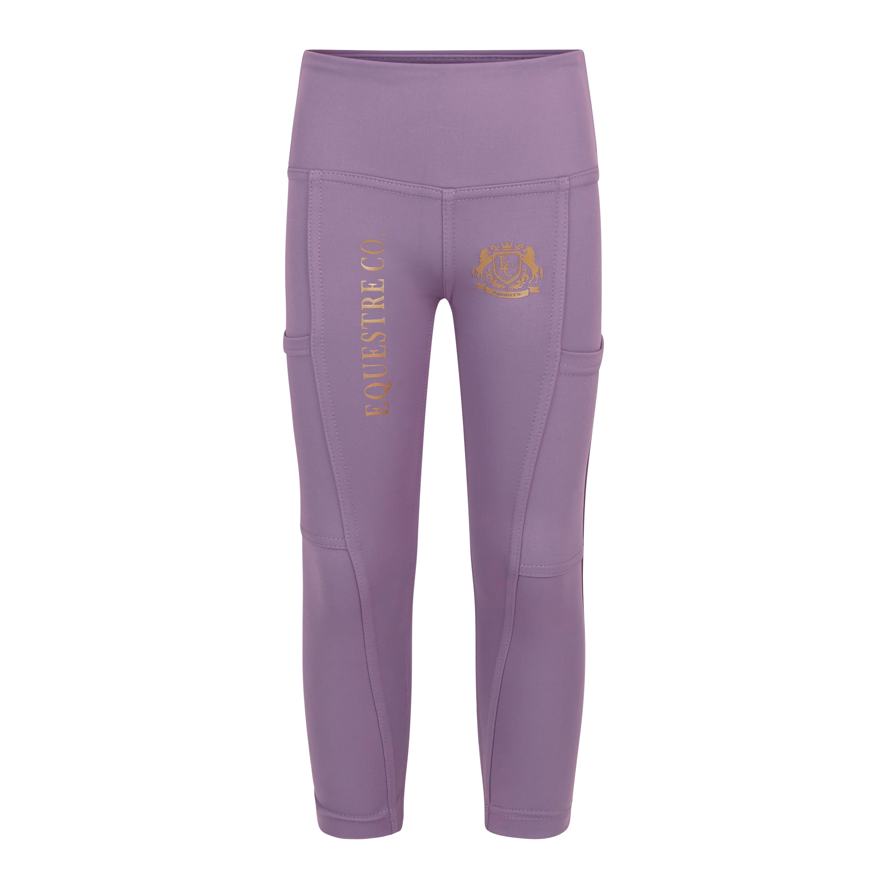 Grand Prix Full seat GOLD silicone Riding tights - Equestre Co.